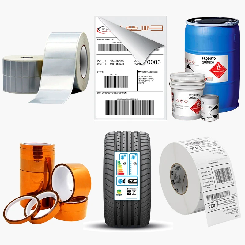 Etiquetas adesivas industriais