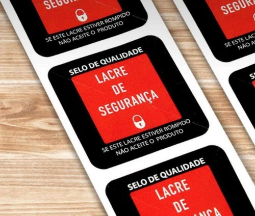 Etiquetas lacres de segurança